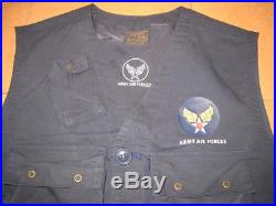 Vtg USAF US Army Air Force Type C-1 Emergency Survival Sustenance Vest Jacket