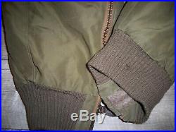 Vtg WW2 US Army Air Force A11 Flight Pants Uniform Trousers Bomber Pilot Size 34