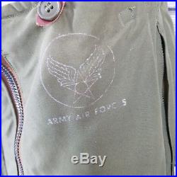 Vtg WW2 US Army Air Force A11 Flight Pants Uniform Trousers Bombers Pilot Bibs