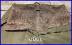 Vtg WW2 WWII US Air Army Force Type A-10 Winter Flight Bibs Pants OG Size 38