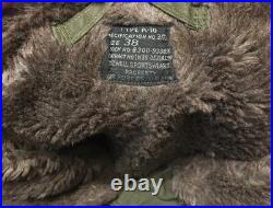 Vtg WW2 WWII US Air Army Force Type A-10 Winter Flight Bibs Pants OG Size 38