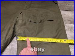 Vtg WW2 WWII US Air Army Force Type A-10 Winter Flight Bibs Pants OG Size 38