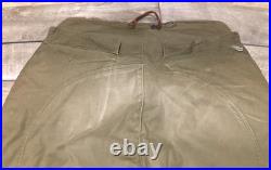 Vtg WW2 WWII US Air Army Force Type A-10 Winter Flight Bibs Pants OG Size 38