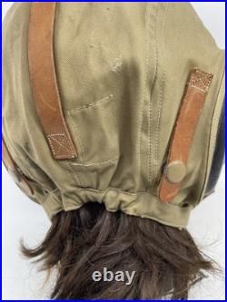 Vtg WWII Army Air Force Pilot Cap AN-H15 Bates Shoe Co