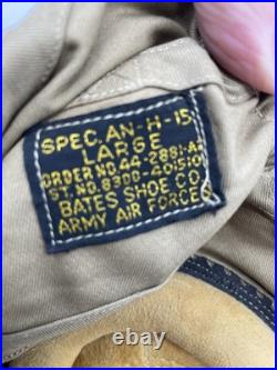 Vtg WWII Army Air Force Pilot Cap AN-H15 Bates Shoe Co