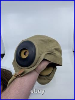 Vtg WWII Army Air Force Pilot Cap AN-H15 Bates Shoe Co