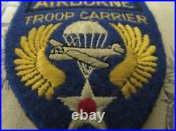 Vtg. WWII US Army Air Force Airborne Troop Carrier British Made SSI Patch