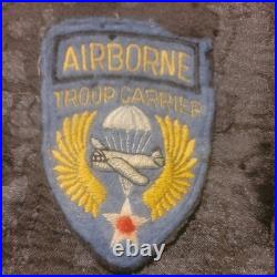 Vtg. WWII US Army Air Force Airborne Troop Carrier English Made SSI Patch