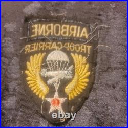 Vtg. WWII US Army Air Force Airborne Troop Carrier English Made SSI Patch