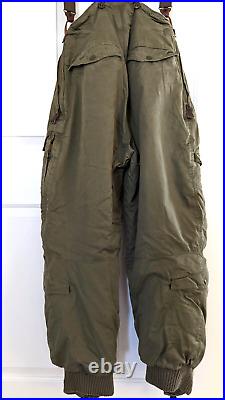 Vtg WWII US Army Air Forces Type A-11 Intermediate Flying Trousers 30 Ski Grunge
