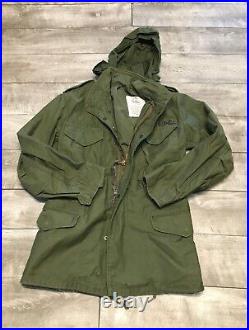 Vtg Winfield Mfg US Army Air Force Cold Weather Jacket Size XSmall OG-107 Field