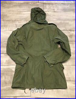 Vtg Winfield Mfg US Army Air Force Cold Weather Jacket Size XSmall OG-107 Field