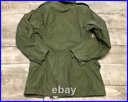 Vtg Winfield Mfg US Army Air Force Cold Weather Jacket Size XSmall OG-107 Field