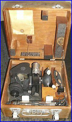 Vtg Wwii Ansco U. S Army Airforce B-17 Bomber A-10a Sextant Wood Box