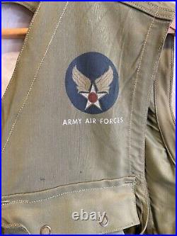 Vtg Wwii Usaaf / Us Army Air Forces Type C-1 Pilot Emergency Sustenance Vest