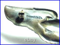 W. W. 2 U. S. ARMY AIR FORCE AIRSHIP PILOT WINGS- Sterling Silver, Marker Marked