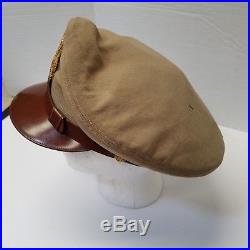 WW 2 U. S. Army Air Forces AAF Officers Original Visor Cap By Bancroft 6 7/8