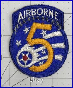 WW 2 US Army 5th Air Force Airborne Jungle Rescue Patch Inv# K2041