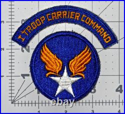 WW 2 US Army Air Force 1 Troop Carrier Command Tab & White Star Patch Inv# K8136