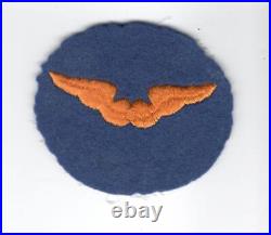 WW 2 US Army Air Force Flight Instructor Wool Patch Inv# M079