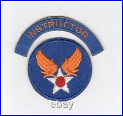 WW 2 US Army Air Force Instructor Patch & Tab Inv# C868