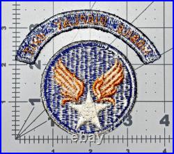 WW 2 US Army Air Force Mobile Display Unit Tab & White Star Patch Inv# K8133