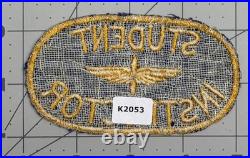 WW 2 US Army Air Force Student Instructor Patch Inv# K2053