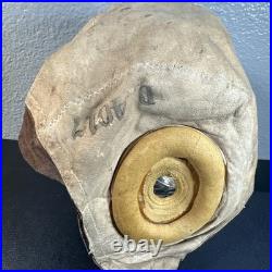 WW II ARMY AIR FORCES TYPE A-11 LEATHER FLYING HELMET-SELBY SHOE CO Size large