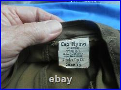 WW II US Army Air Forces USAAF B-1 Summer Flying Cap Pilot Flight Hat