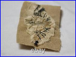 WW II USAAF SENIOR PILOT WINGS Bullion KHAKI CLOTH Embroidered ARMY AIR FORCE