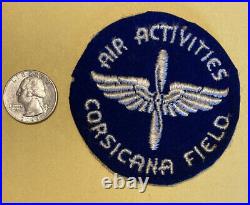 WW two Era US Army Air Force, air activities Corsicana Field patch