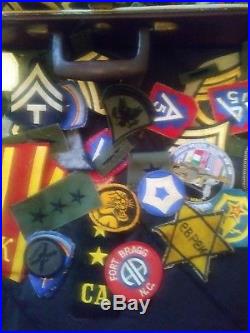 WW1 WWII Korean Vietnam US Army Army Air Forces Patch Lot- Over 1000