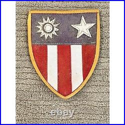 WW11/ WW2 US Army Air Force CBI Flying Tigers Leather Patch USAAF #2 Vintage