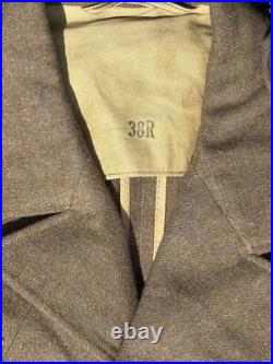 WW2 1942 U. S. Army Air Force Military Jacket Ike 38R? Medium Corporal 13th AAF