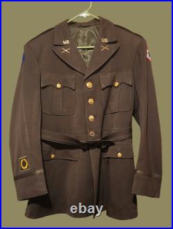 WW2 1st Army Air Forces Dual Service First Lieutenant Pinks & Greens Jacket
