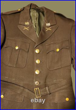 WW2 1st Army Air Forces Dual Service First Lieutenant Pinks & Greens Jacket