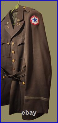 WW2 1st Army Air Forces Dual Service First Lieutenant Pinks & Greens Jacket