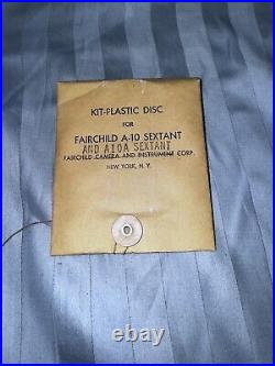 WW2 A-10A Sextant Fairchild Corp USAAF Marked Property Air Forces U. S. Army