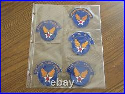 WW2 AAF 15 different Tab set Army Air Force patch lot collection