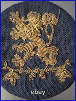 WW2 Bullion Air Force Shoulder Patch Lion US Army 3 inch