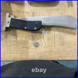 WW2 Era Camillus Folding Pilots Survival Machete Knife US Army Air Force WWII