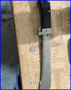 WW2 Era Camillus Folding Pilots Survival Machete Knife US Army Air Force WWII