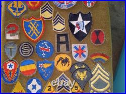 WW2 KOREA VIETNAM PATCH INSIGNIA Military LOT ORIGINAL 40 Piece Army & AirForce