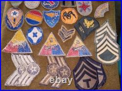 WW2 KOREA VIETNAM PATCH INSIGNIA Military LOT ORIGINAL 40 Piece Army & AirForce