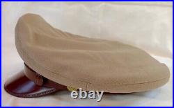 WW2 Korean War USAF Army Air Corp Officers Service Visor Hat Cap Sz 7-1/4