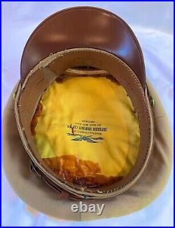 WW2 Korean War USAF Army Air Corp Officers Service Visor Hat Cap Sz 7-1/4