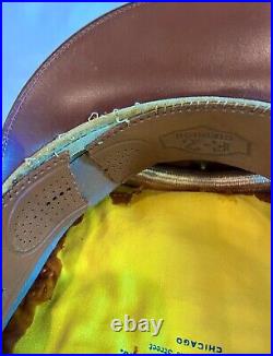 WW2 Korean War USAF Army Air Corp Officers Service Visor Hat Cap Sz 7-1/4