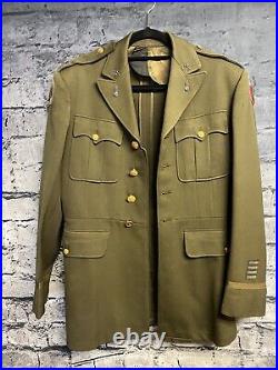 WW2 Military Coat Air Force China Burma Theater Army Patches World War 2 Jacket