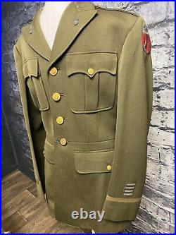 WW2 Military Coat Air Force China Burma Theater Army Patches World War 2 Jacket