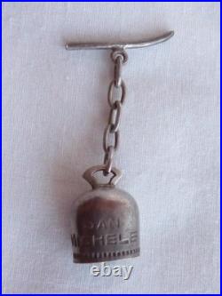 WW2 ORIGINAL US Army Air Force Capri San Michele Bell 800 Silver Good Luck Charm